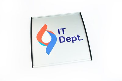 табличка с выпуклым профилем - фото №8